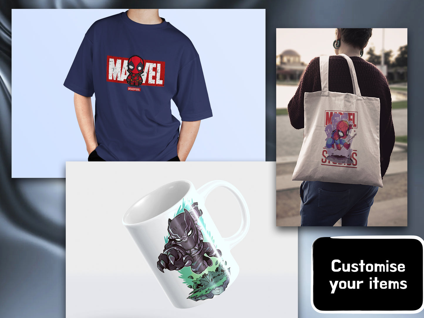 Marvel Spiderman Ironman Hulk Clipart PNG JPG Digital Files Download