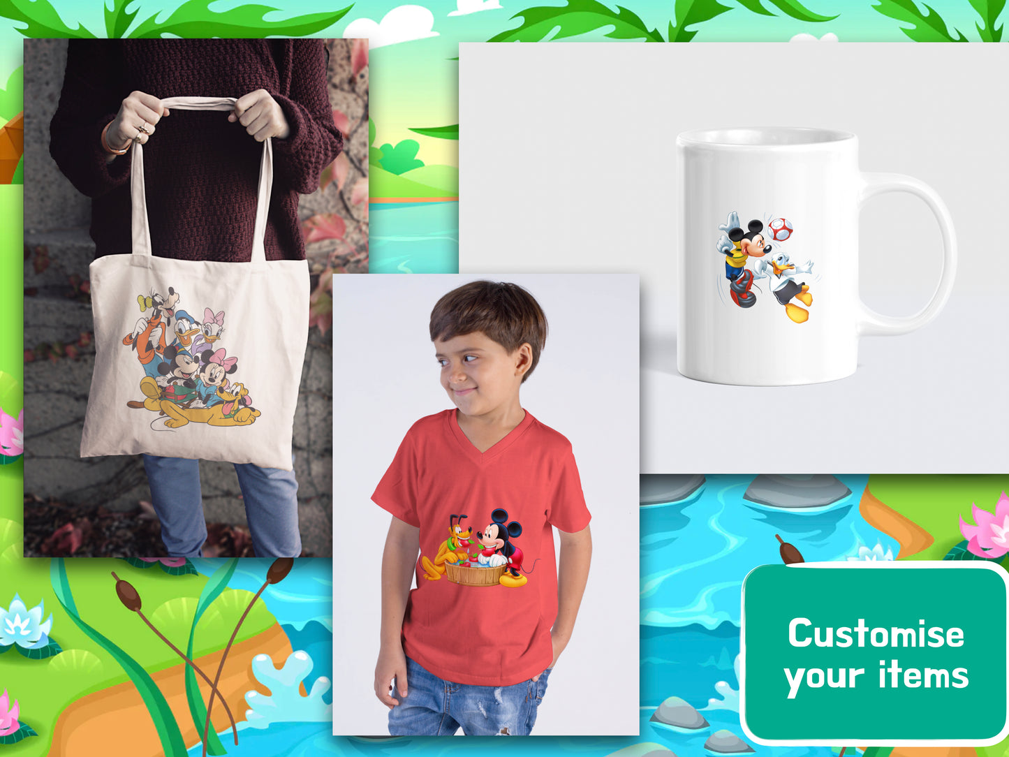 Mickey Mouse Clubhouse Clipart PNG JPG Digital Files Download