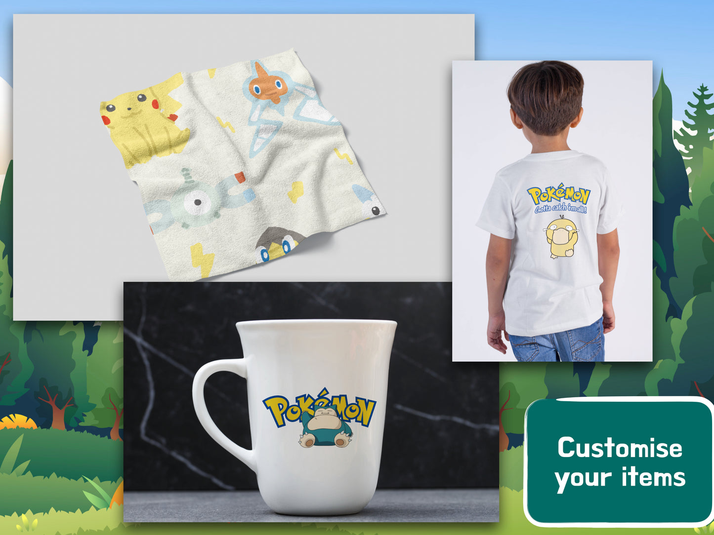 Pokemon Clipart PNG JPG Digital Files Download