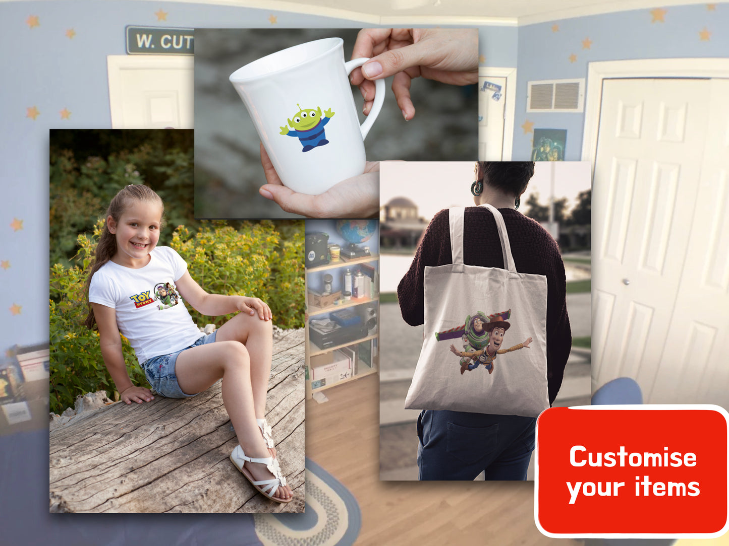 Toy Story Clipart PNG JPG Digital Files Download