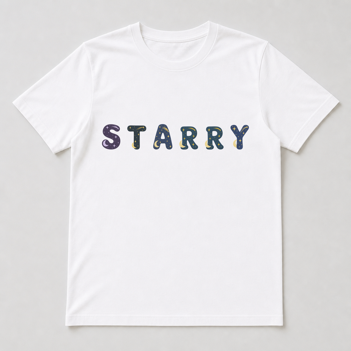 Starry Night Alphabet Clipart PNG Digital Files Download