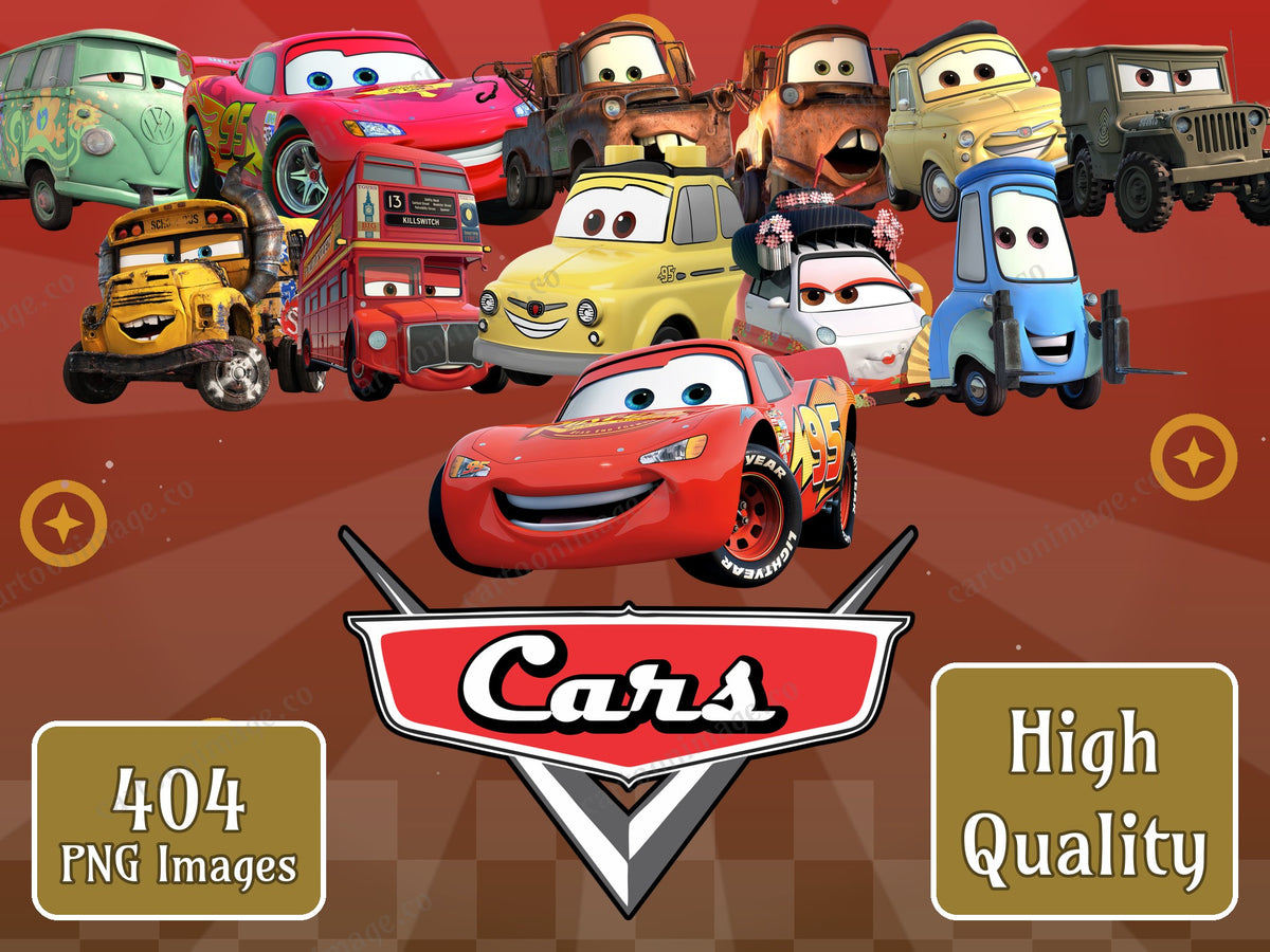 Cars Clipart PNG JPG Digital Files Download