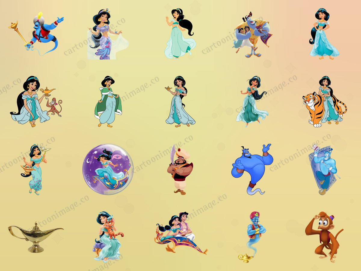 Aladdin Clipart PNG JPG Digital Files Download