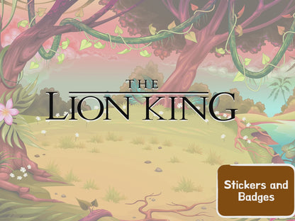 Lion King Clipart PNG JPG SVG Digital Files Download