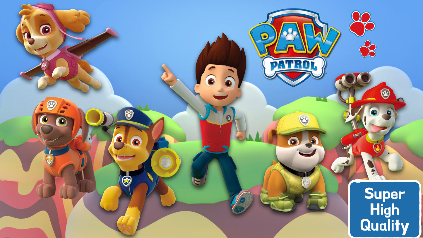 Paw Patrol Clipart PNG JPG SVG Digital Files Download